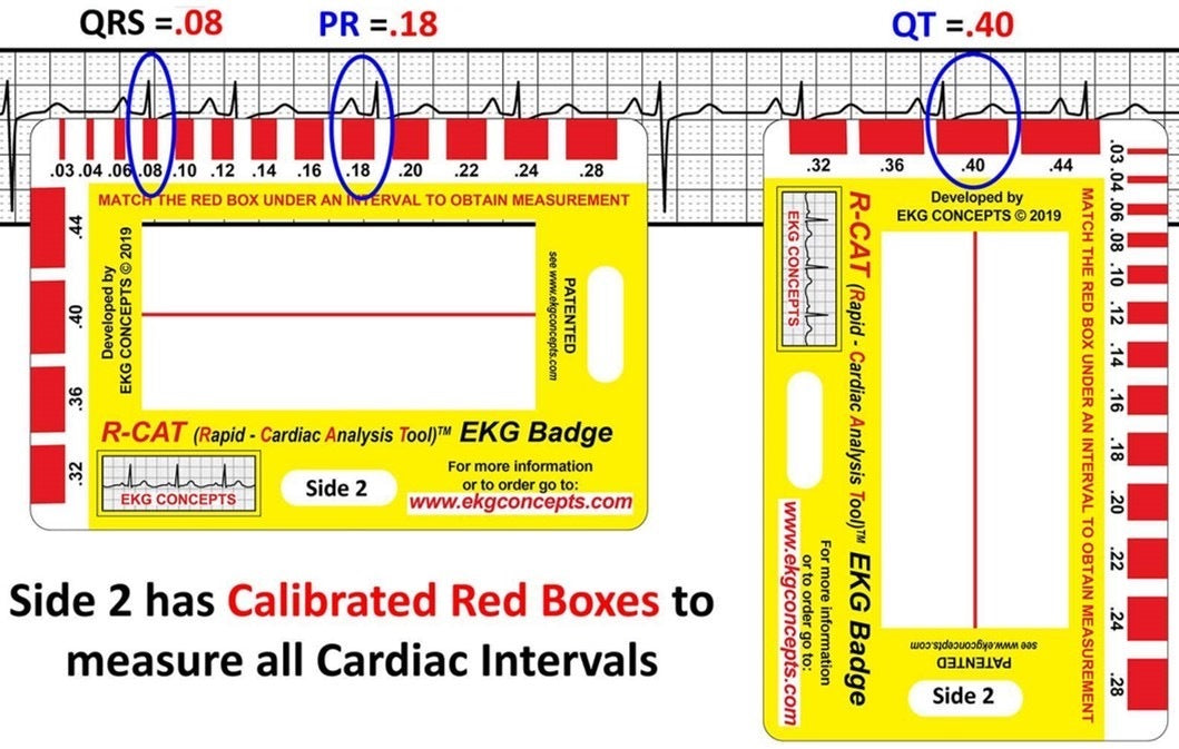 Pocket R-CAT for Arrhythmias + EKG Badge - #3250