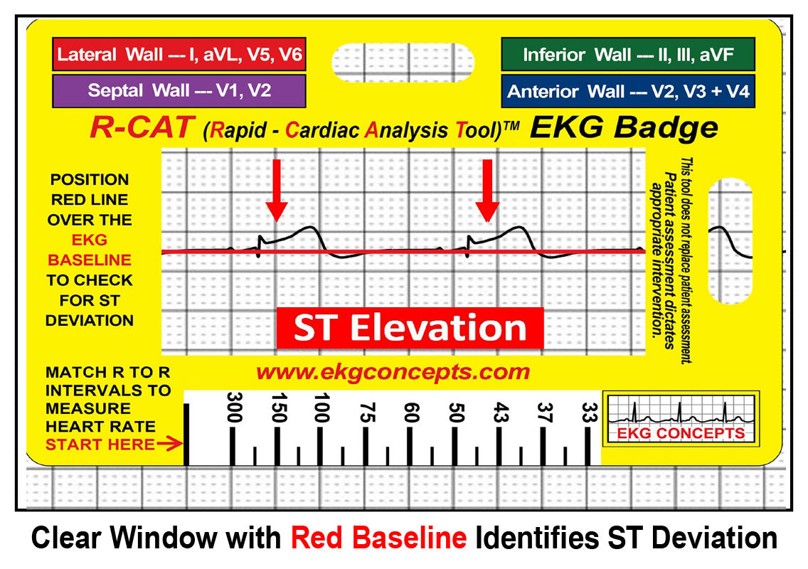 R-CAT EKG Badge - #3200