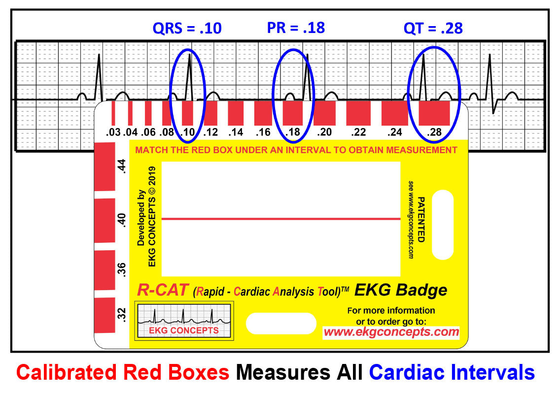 R-CAT EKG Badge - #3200